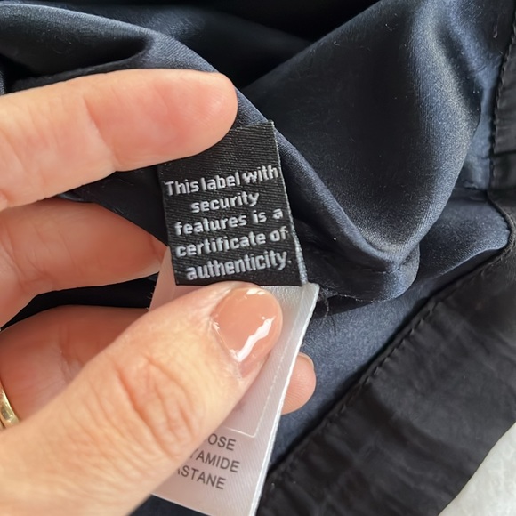 Diane Von Furstenberg Asti Navy Strapless Floor Length Gown/Dress - Picture 9 of 11